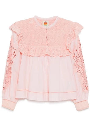 FARM Rio Rose Honeycomb blouse - Pink