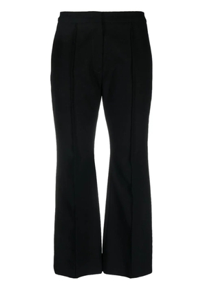 Jil Sander high-waisted cropped trousers - Black