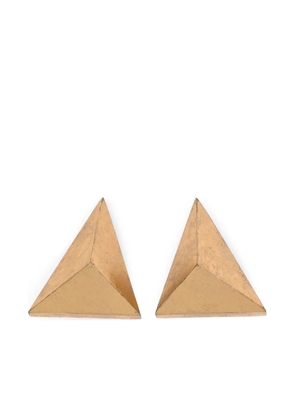 Monies triangle-shape earrings - Gold