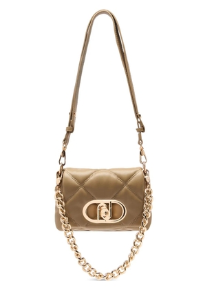 LIU JO quilted monogram shoulder bag - Neutrals