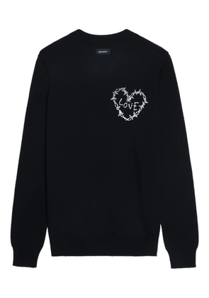 Zadig&Voltaire heart-detail sweater - Black