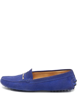 Tod's Vintage suede loafers - Blue