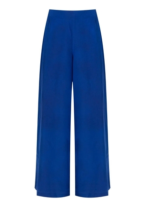 Lenny Niemeyer Clean silk wide-leg trousers - Blue