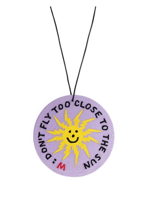 Walter Van Beirendonck Fan Jewel necklace - Purple