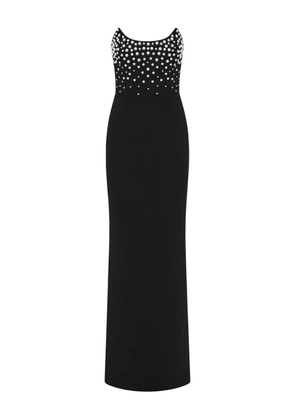 Rebecca Vallance Lynette embellished-upper strapless gown - Black
