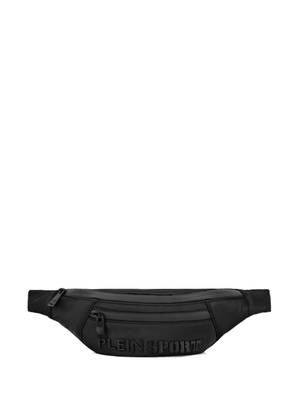 Plein Sport logo-lettering belt bag - Black
