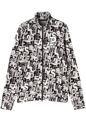 PEARLY GATES logo-intarsia track jacket - Blue