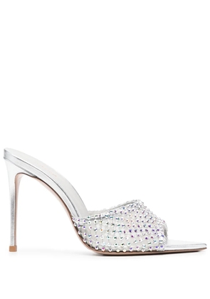 Le Silla Gilda 110mm crystal-embellished sandals - Silver