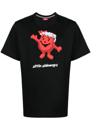 Mostly Heard Rarely Seen 8-Bit graphic-print cotton T-shirt - Black