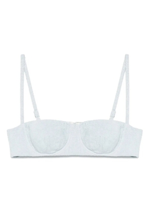 A.M.G. cotton crop top - Blue