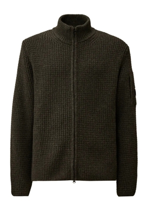 C.P. Company high-neck zip-up cardigan - Green