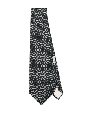 Hermès Pre-Owned 1990s silk tie - Black