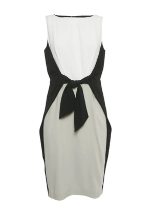 Paule Ka tie-up midi dress - White