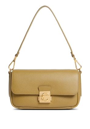 Coccinelle medium C-Me Lock logo-detail shoulder bag - Green