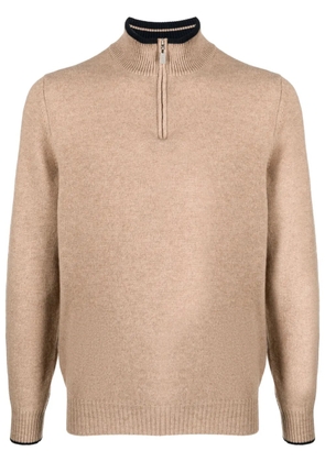 Fedeli Favonio fine-knit cashmere jumper - Neutrals