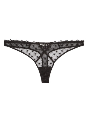 Fleur Du Mal Love Lock thong - Black