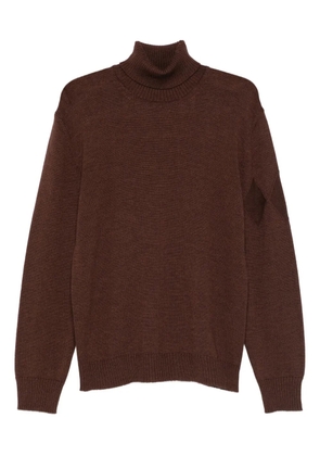 Ballantyne fine-knit jumper - Brown