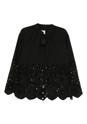 Bambah Eyelet blouse - Black