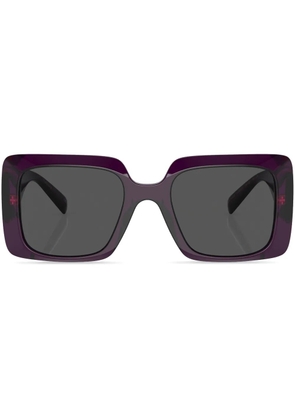 Versace Eyewear Medusa Stud square-frame sunglasses - Purple