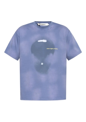 MISBHV distressed-effect T-shirt - Blue