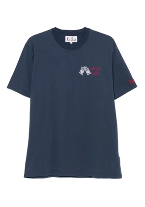 MC2 Saint Barth embroidered-motif T-Shirt - Blue