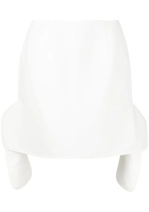Maticevski Accelerate asymmetric skirt - White
