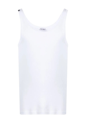 Dolce & Gabbana Marcello ribbed-knit tank top - White