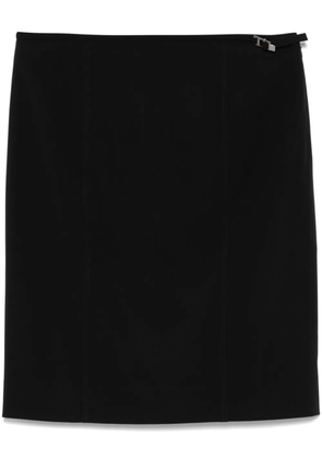 Gucci Pre-Owned 2000s buckle-detail mini skirt - Black