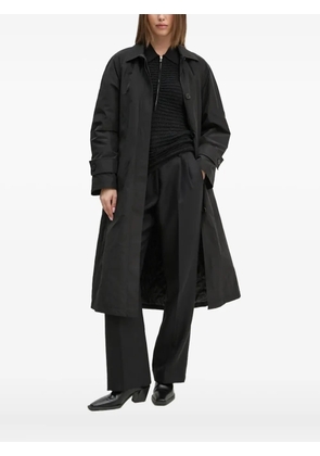 Sandro Ferrone button-fastening coat - Black