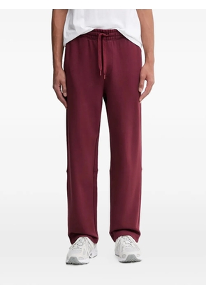 HUGO panel drawstring-fastening track pants - Red