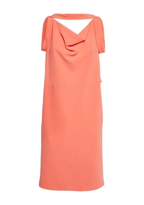 Balenciaga Pre-Owned cowl-neck dress - Orange