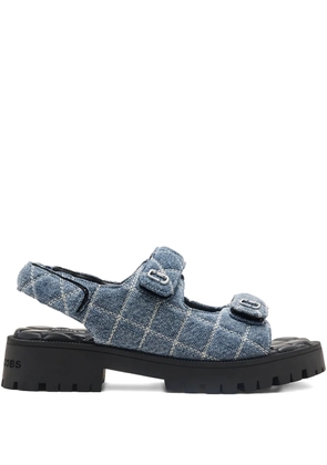 Marc Jacobs The Quilted denim sandals - Blue