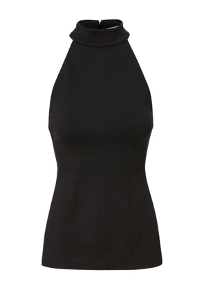 Veronica Beard Johanne halterneck top - Black