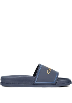 Gant logo-shield slides - Blue
