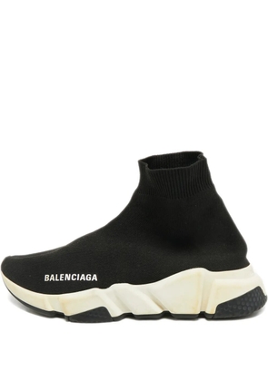 Balenciaga Pre-Owned Speed logo-detail slip-on sneakers - Black