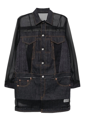 sacai cotton dress - Blue