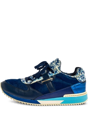 Dolce & Gabbana Pre-Owned 2024 Majolica sneakers - Blue