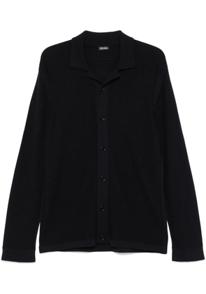 Zegna wool shirt - Blue