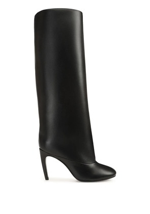 Sergio Rossi 90mm leather boots - Black