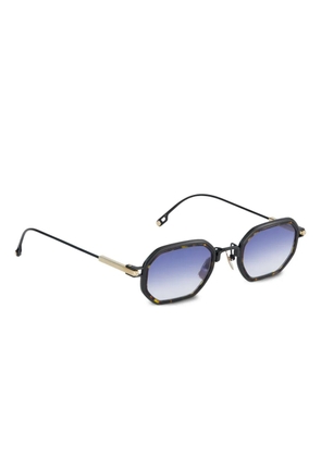 Sato Eyewear Timir-T geometric-frame sunglasses - Brown