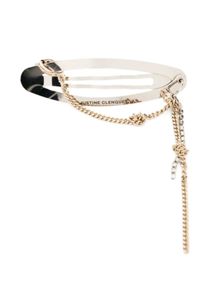 Justine Clenquet Amber barrette - Silver