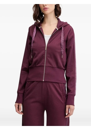 BOSS zip-up hoodie - Purple