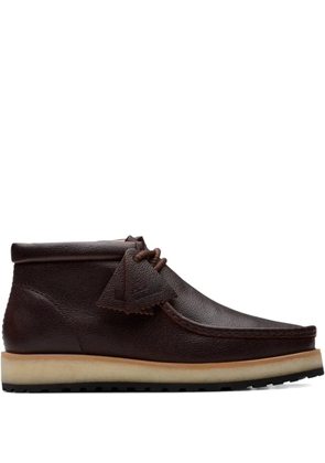 Clarks Originals leather lace-up desert boots - Brown