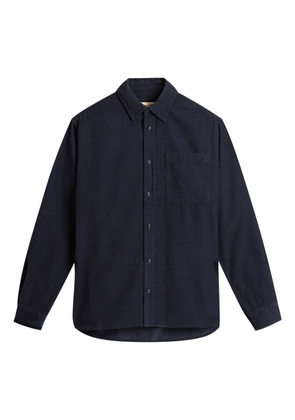 Woolrich corduroy pocket shirt - Blue