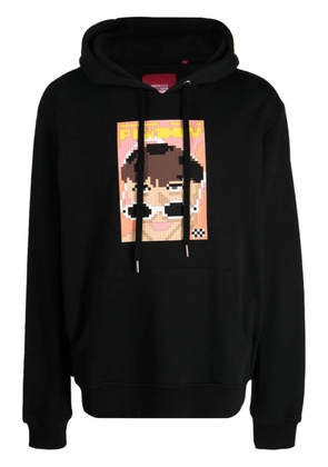 Mostly Heard Rarely Seen 8-Bit graphic-print cotton hoodie - Black