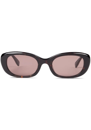 Viktor & Rolf oval-frame sunglasses - Brown