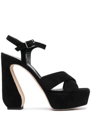 Sergio Rossi SI Rossi 90mm heeled sandals - Black