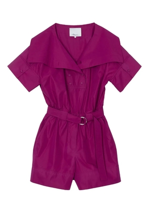 3.1 Phillip Lim wide-collar belted jumpsuit - Pink