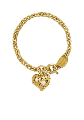 Vivienne Westwood heart-charm chain bracelet - Gold