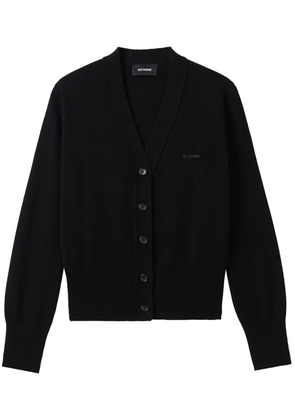 We11done V-neck cardigan - Black